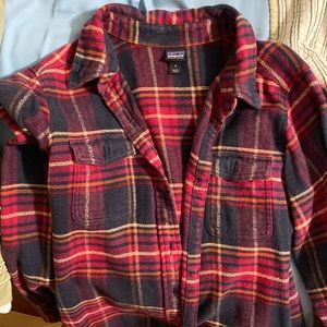 Patagonia pink flannel